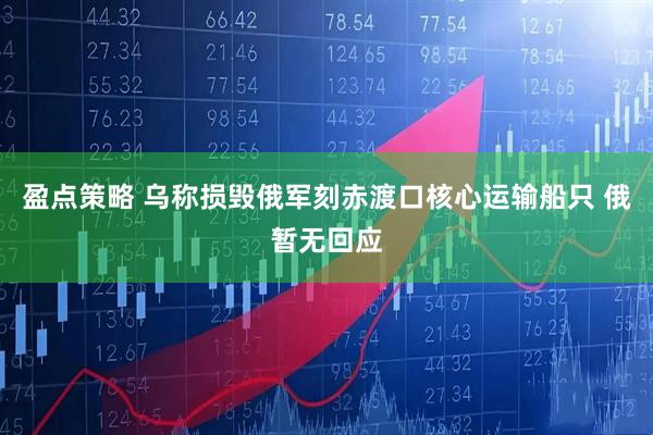 盈点策略 乌称损毁俄军刻赤渡口核心运输船只 俄暂无回应